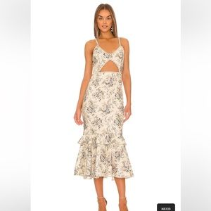 V. Chapman Luna Dress in Blue Bouquet